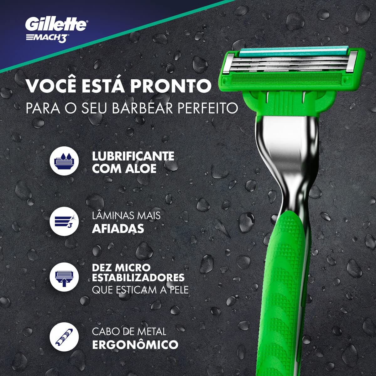 Gillette - Gillette Mach3 Sensitive Paquete con 16 Cartuchos