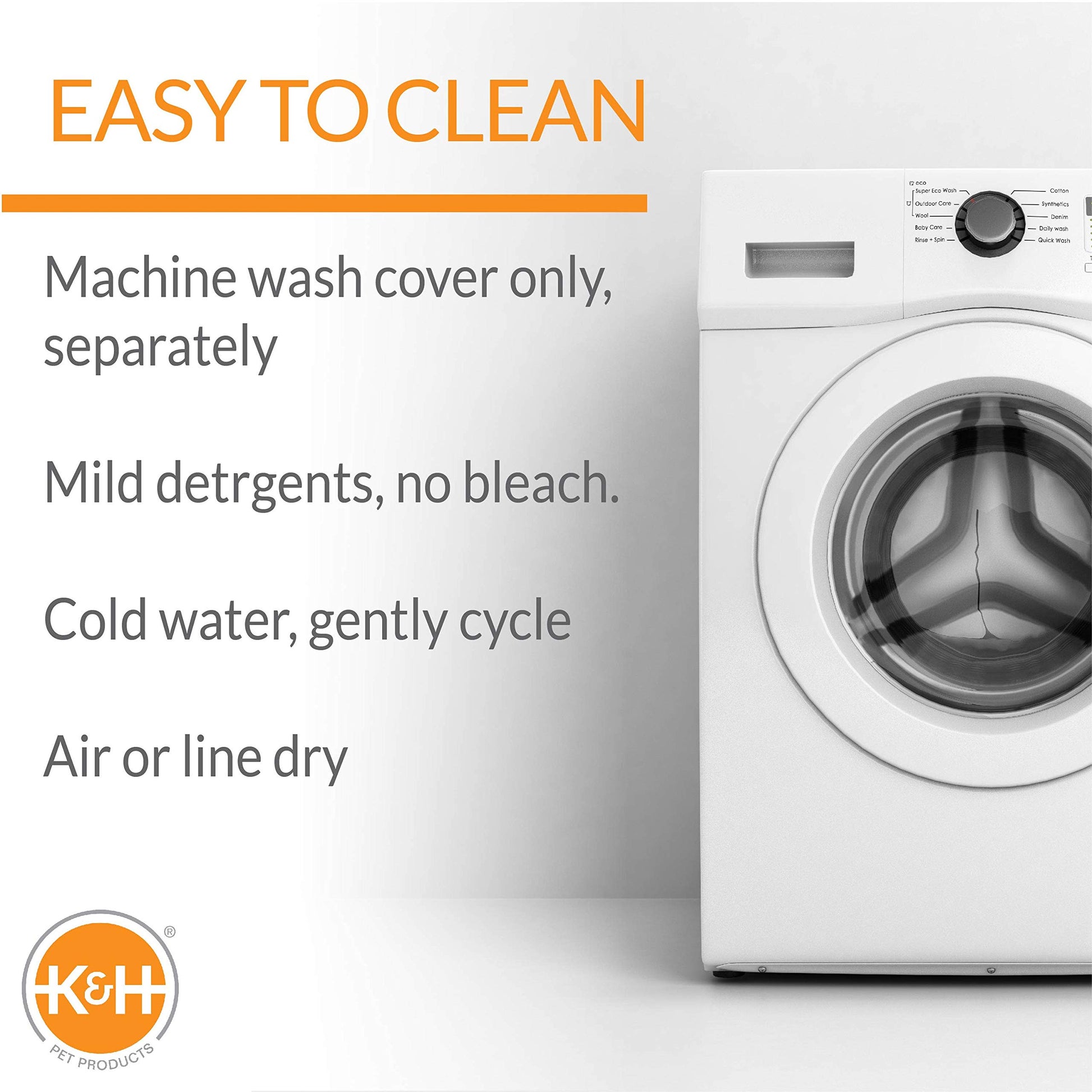 Funda de Repuesto para Cuna de Mascotas K&H PET PRODUCTS Chocolate Malla Mediana