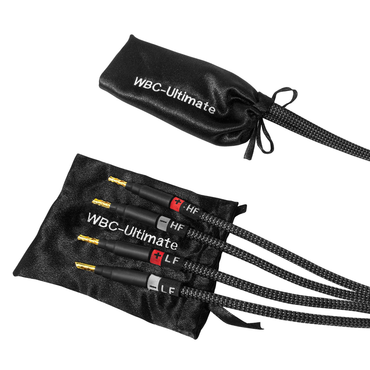 Cable de Altavoz Ultimate Tweed Carbono 9 AWG OFC Ultra Puro con Conectores Eminence Gold 10 Pies Alta Fidelidad Alta Calidad