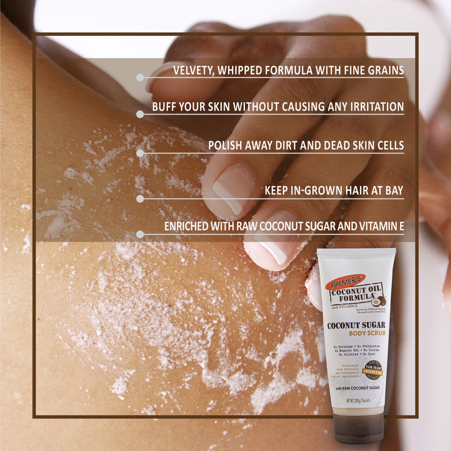 Coconut Sugar Body Scrub - 200g Tube