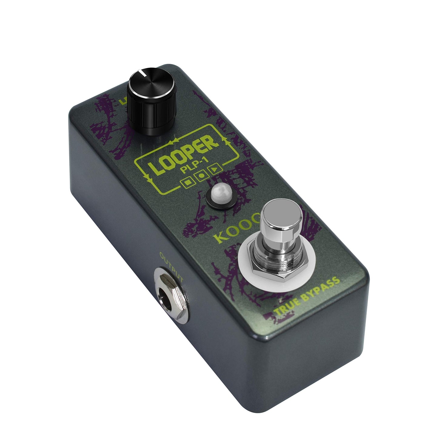 Koogo Looper Guitar Pedal Unlimited Overdubs 10 Minutes of Looping With USB to Import and Export Loop