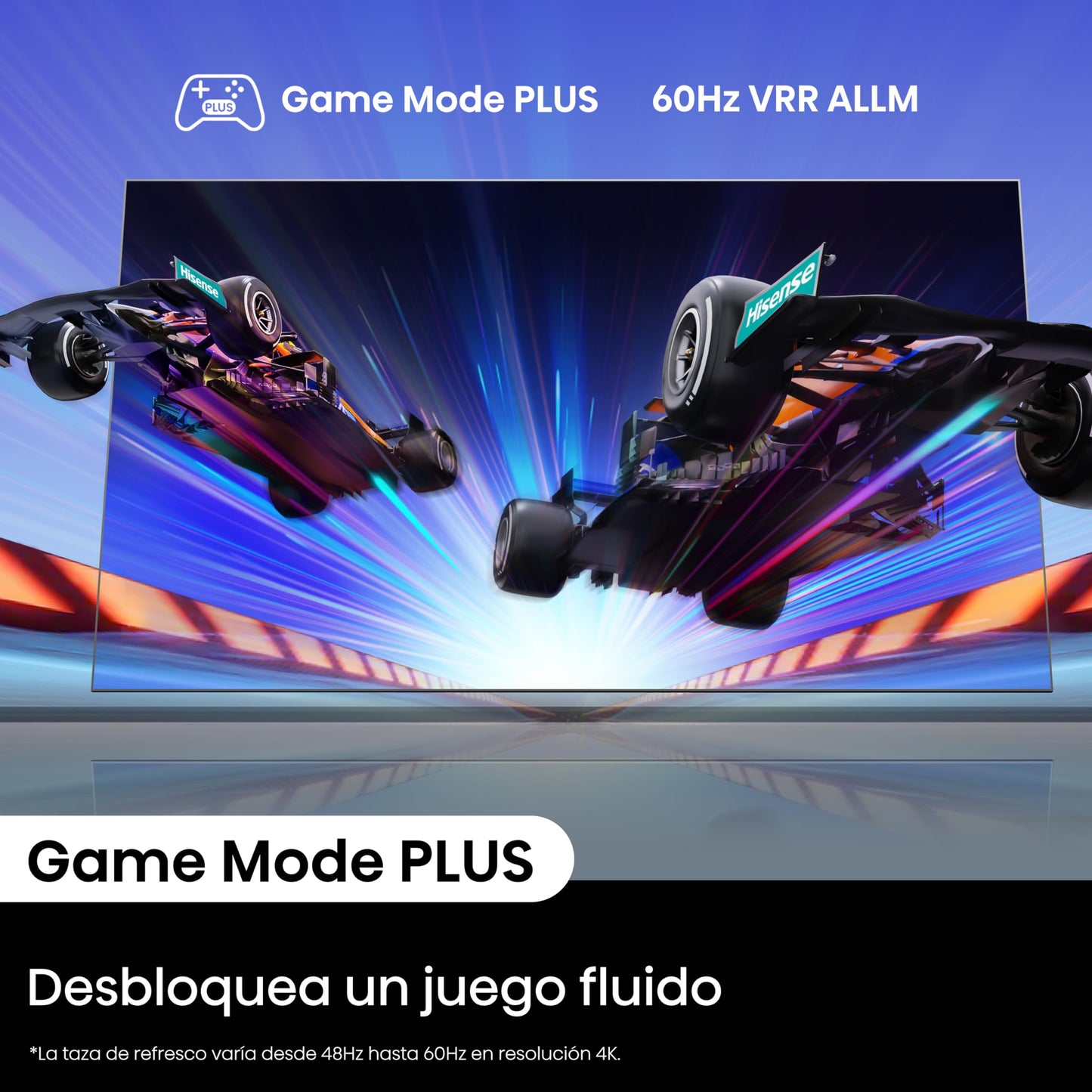 Hisense Television A6N Pantalla 50 Pulgadas, Smart Google TV UHD 4K,Control Remoto por Voz con Alexa, Dolby Vision, Amplia Gama de Colores, Modo de Juego Plus, ALLM,mira TV en Vivo sin Cable