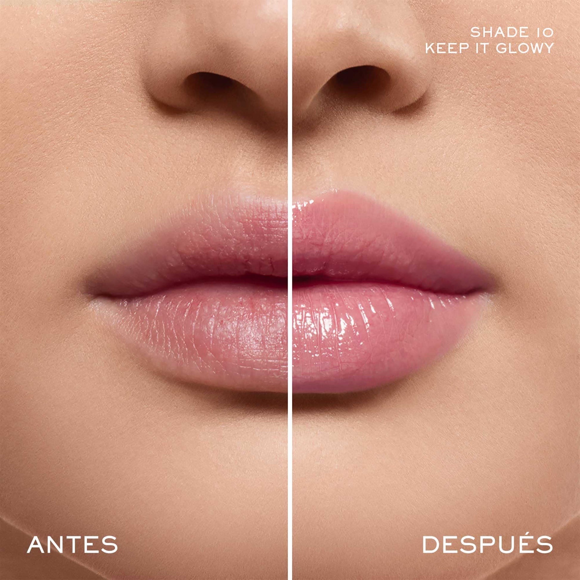 Lancôme Idôle Lip Butterglow, Bálsamo Labial con Color, Cuida, Hidrata e Ilumina con su Textura Ligera, Con 12% Escualano y Ceramidas, 10 Keep it Glowy, 3 g