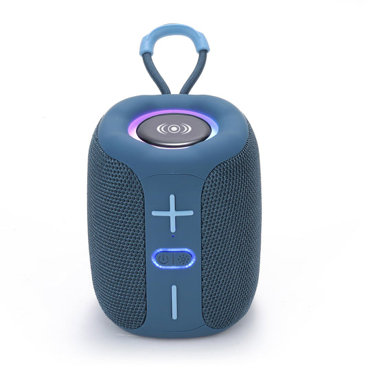 CONTROL EXPERT Bocina Bluetooth 8W Mini Bocina Portatil con Función Radio FM/USB/TF, Compatible con Phone, Tablet, Computadores, Ideal para Viajar y Campear (Azul)