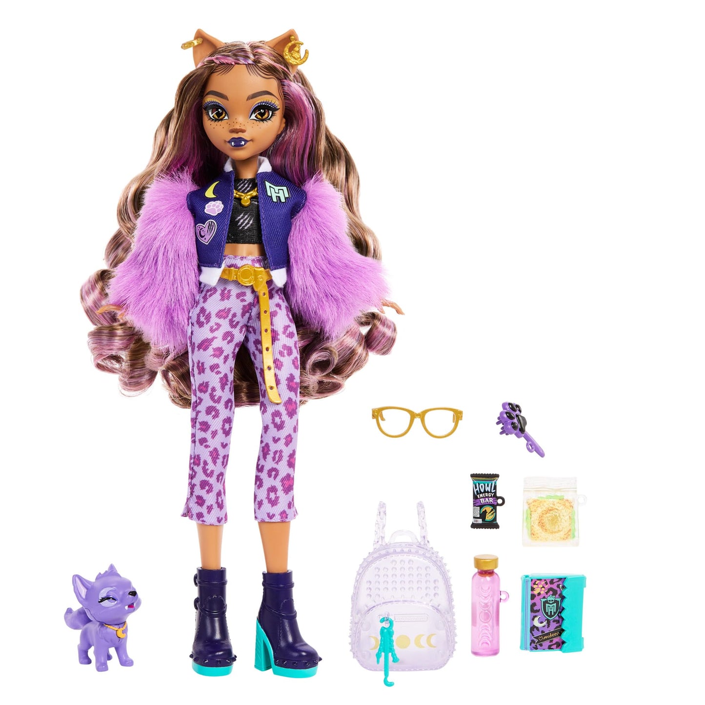 Muñeca Monster High Clawdeen Nuevo Look terrorífica para niñas