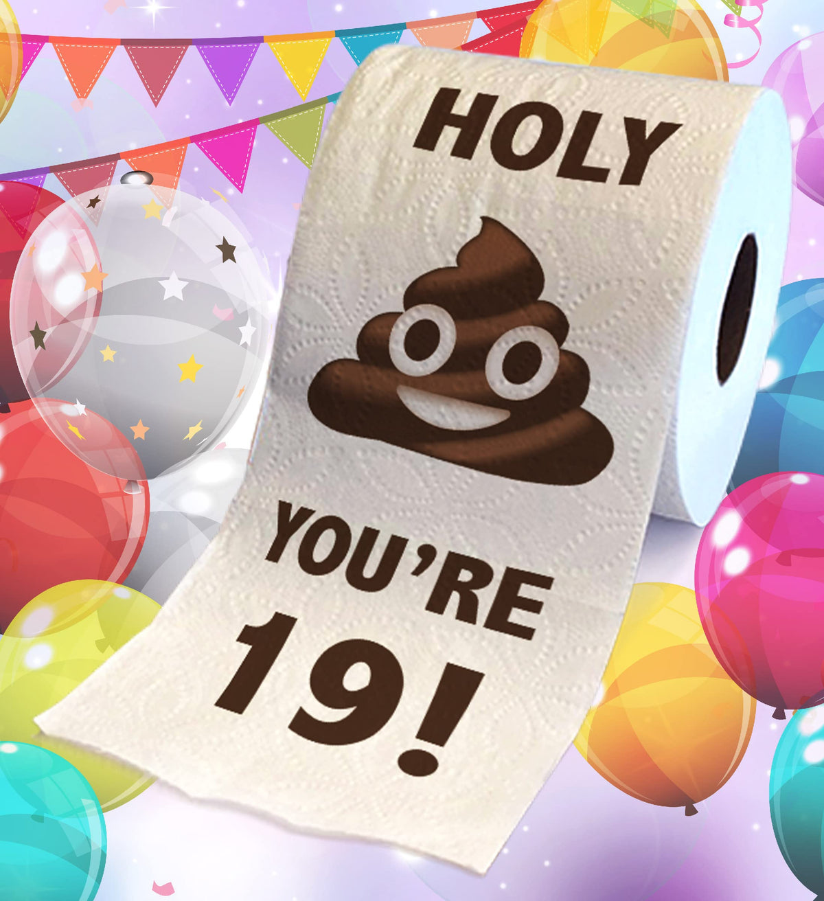 Papel Higiénico TP Holy Poop Estampado Sorpresa Decorativo para Cumpleaños 19