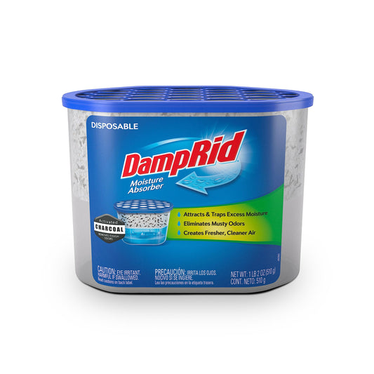 DampRid FG118RV Amortiguador de Humedad, carbón RV, 18 onzas