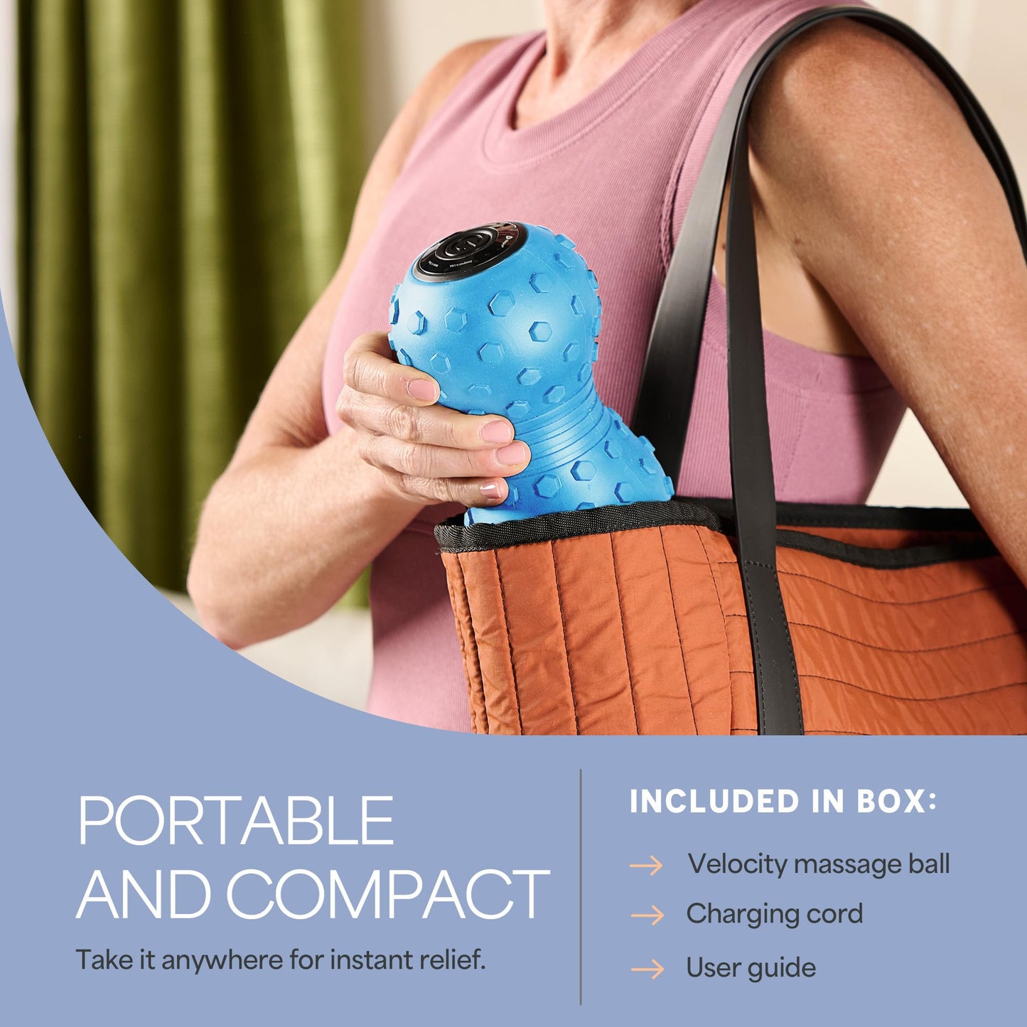 LifePro - Bola de masaje vibratoria de 4 velocidades, masajeador de maní combina una bola de lacrosse con rodillo de espuma vibrante, rodillo de vibración para recuperación, movilidad y terapia de
