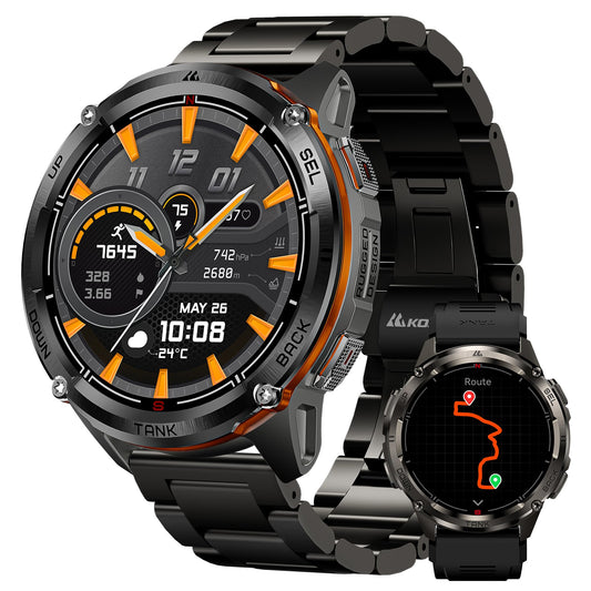 Reloj Inteligente KOSPET Tank T3 Ultra AMOLED 1.43" con Brújula y Altímetro
