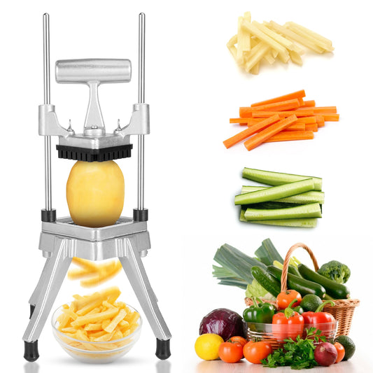 Picador Comercial WICHEMI Acero Inoxidable para Verduras y Patatas