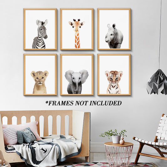 Decoración de Pared Selva Animales Safari para Bebé