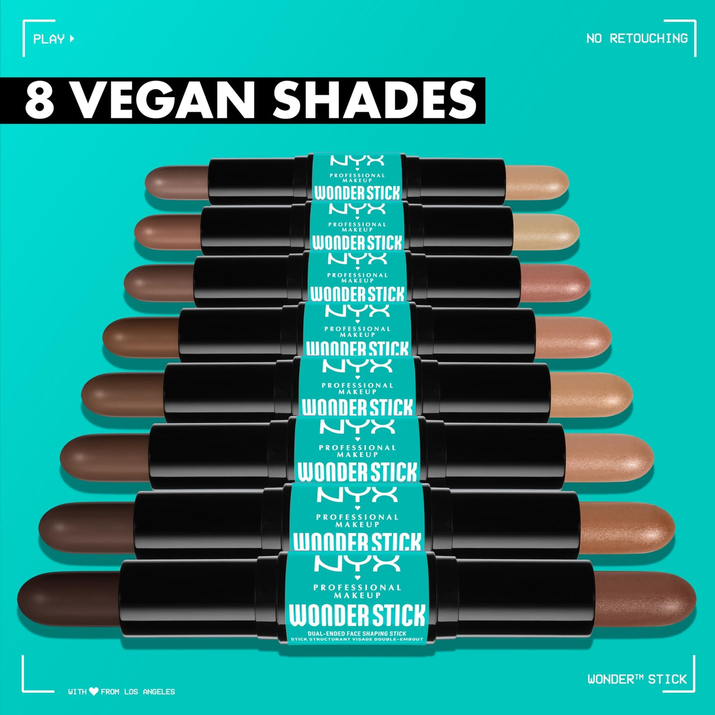 NYX Professional Makeup, Wonder Stick Contour, Contour, Light Medium