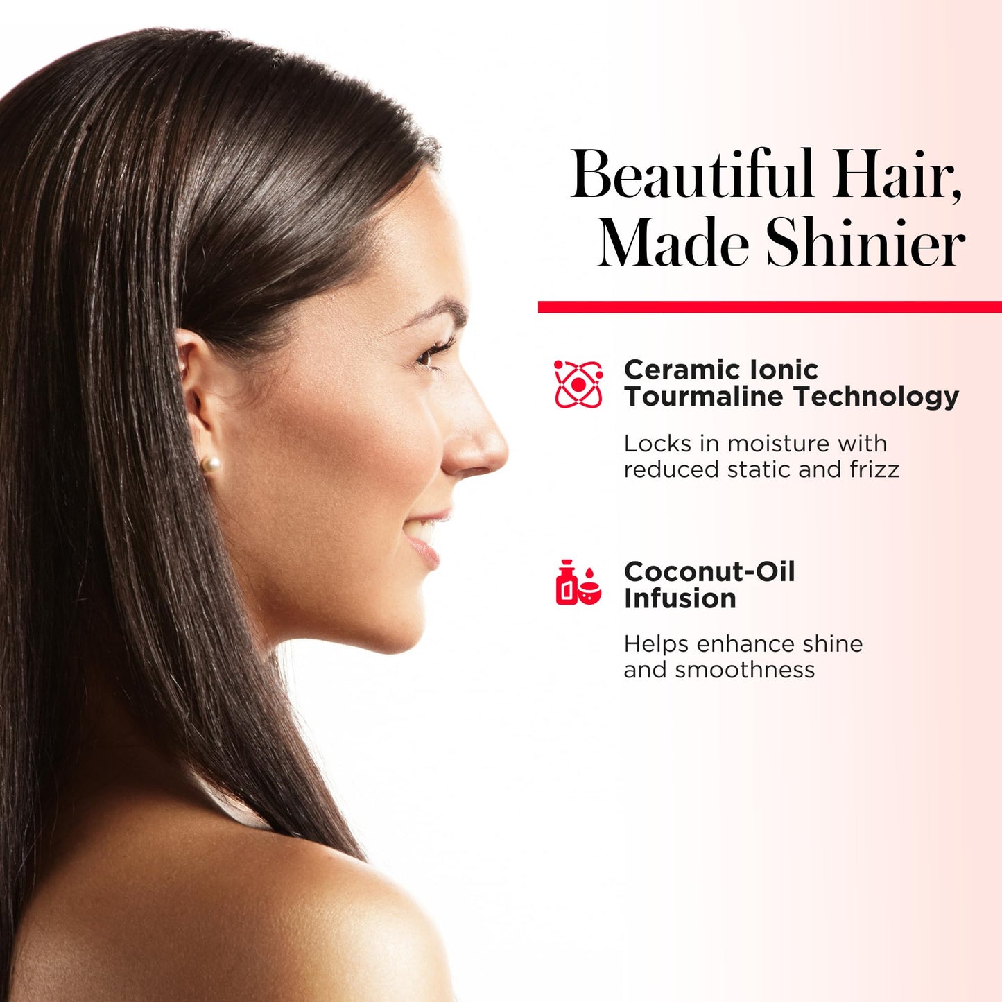 Revlon Alaciadora de 1" Smoothstay con Infusion de Coco