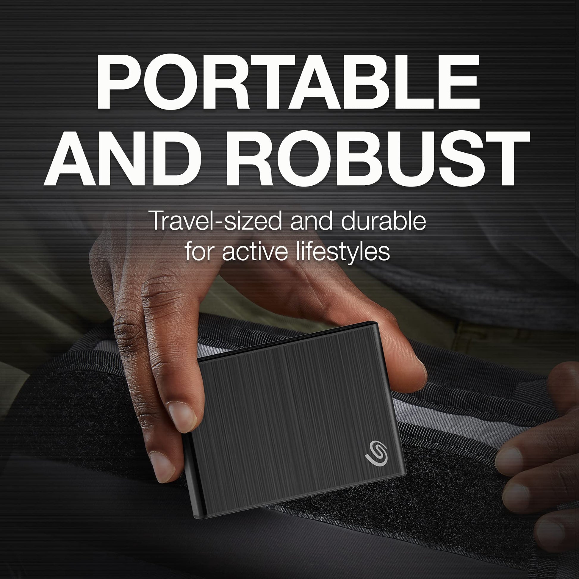 Disco Duro Externo SSD Seagate One Touch 2TB Negro con App para Android Para Hombre