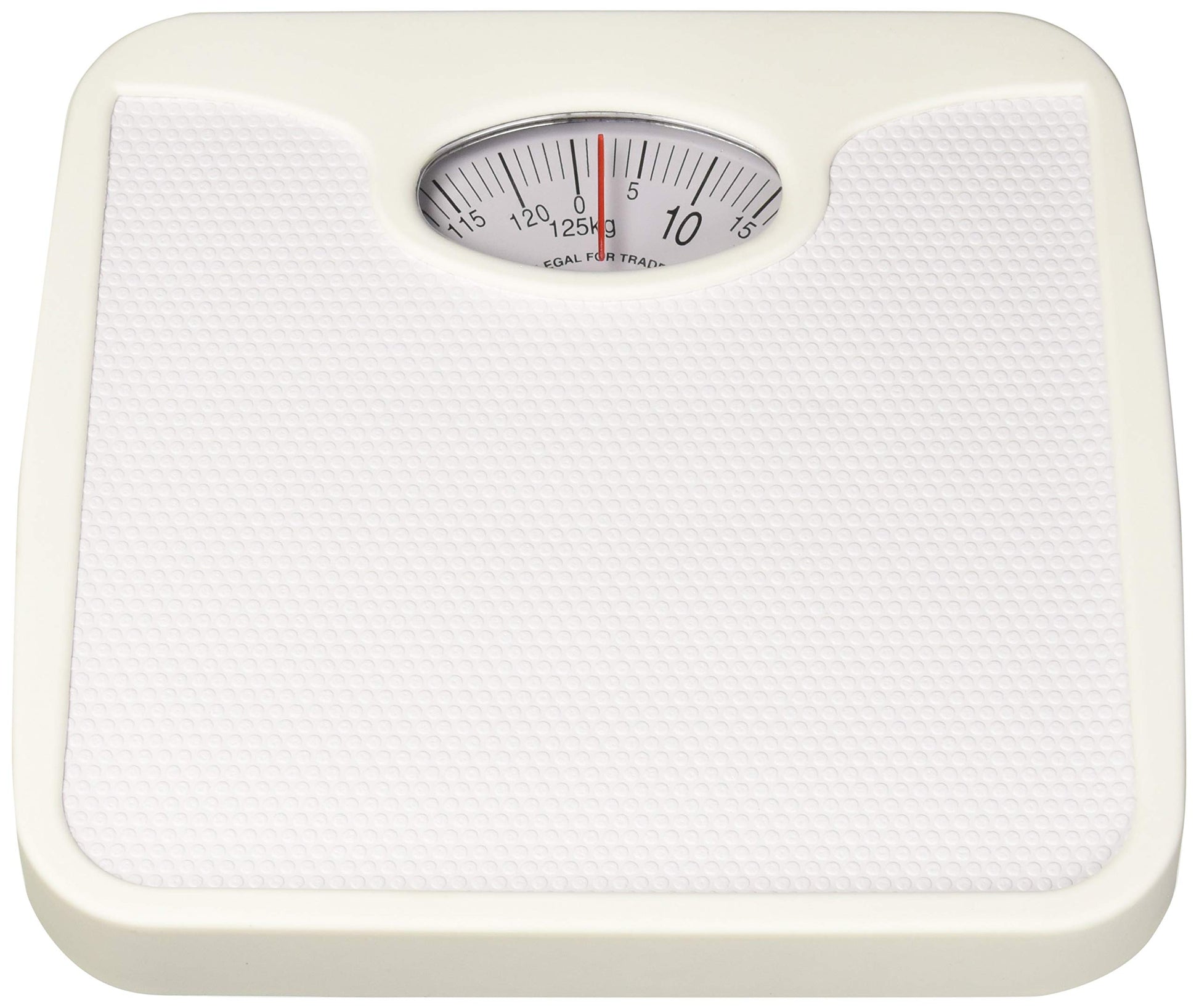 Báscula Mecánica de Baño Silverline Blanco Capacidad Máxima 125 kg Anti-derapante