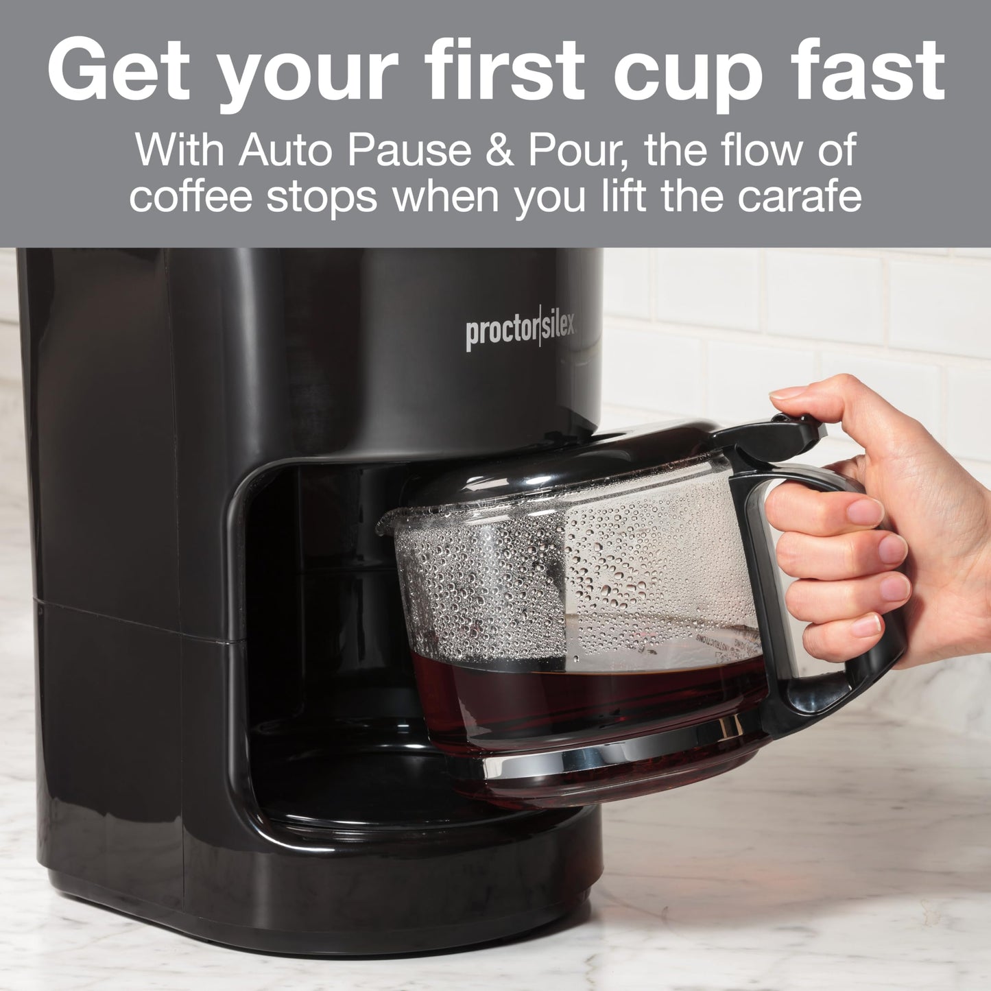 Cafetera Proctor Silex Blanca Capacidad para 10 Tazas