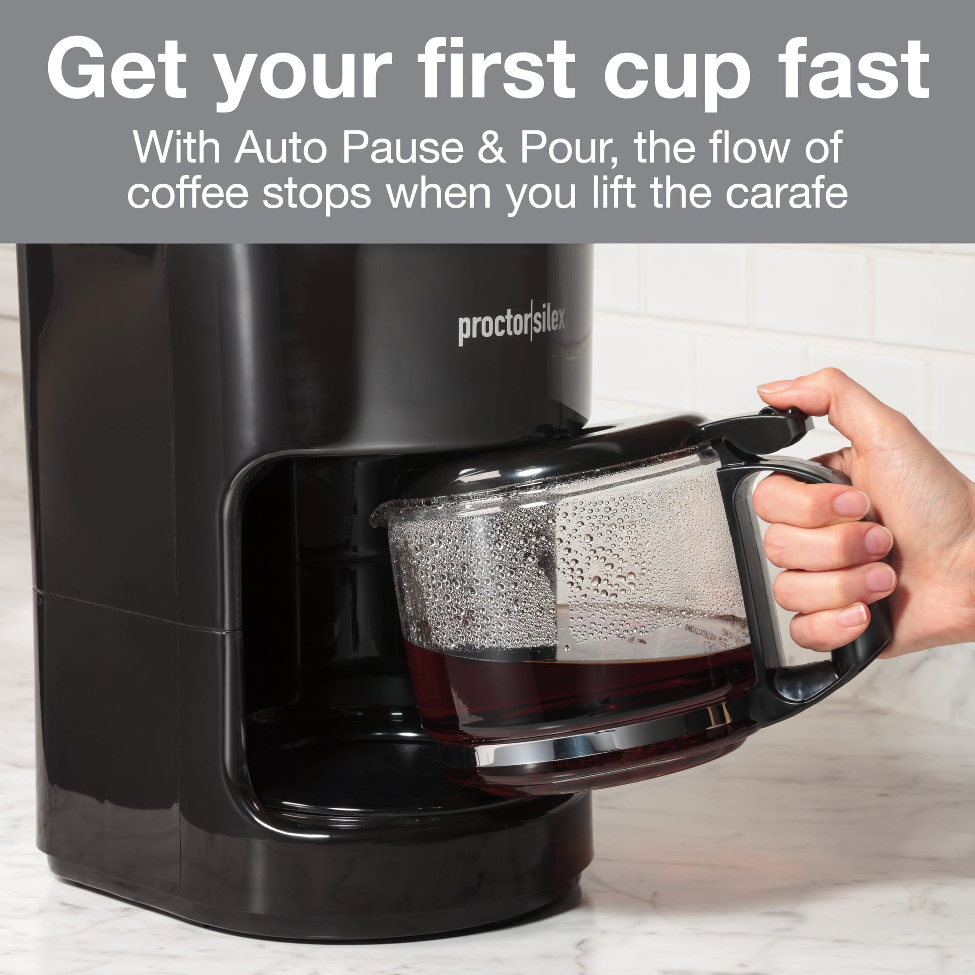 Cafetera Proctor Silex Blanca Capacidad para 10 Tazas