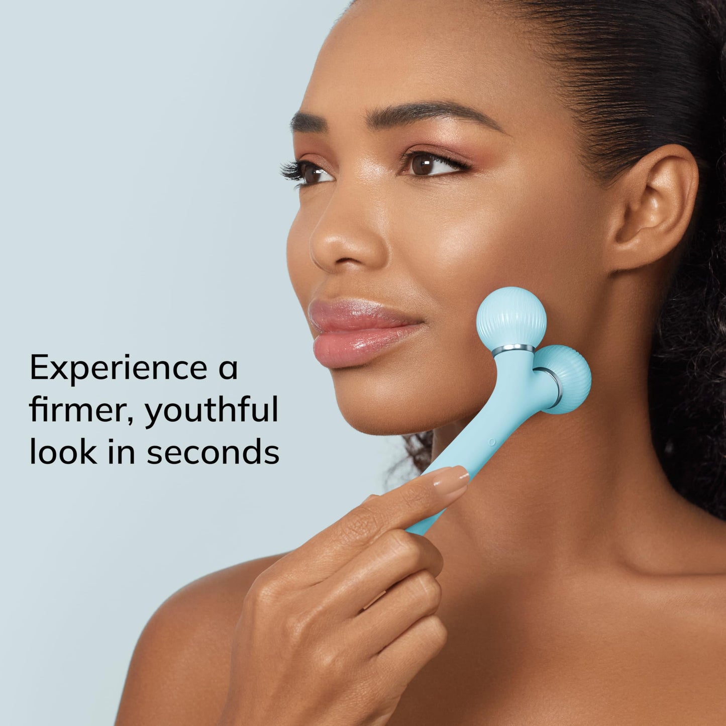 GESKE | Rodillo facial sónico SmartAppGuided™ | 4 en 1 | rodillo derma | dispositivo para la cara | rodillo derma | Rodillo facial profesional | Reafirma y define la piel del rostro