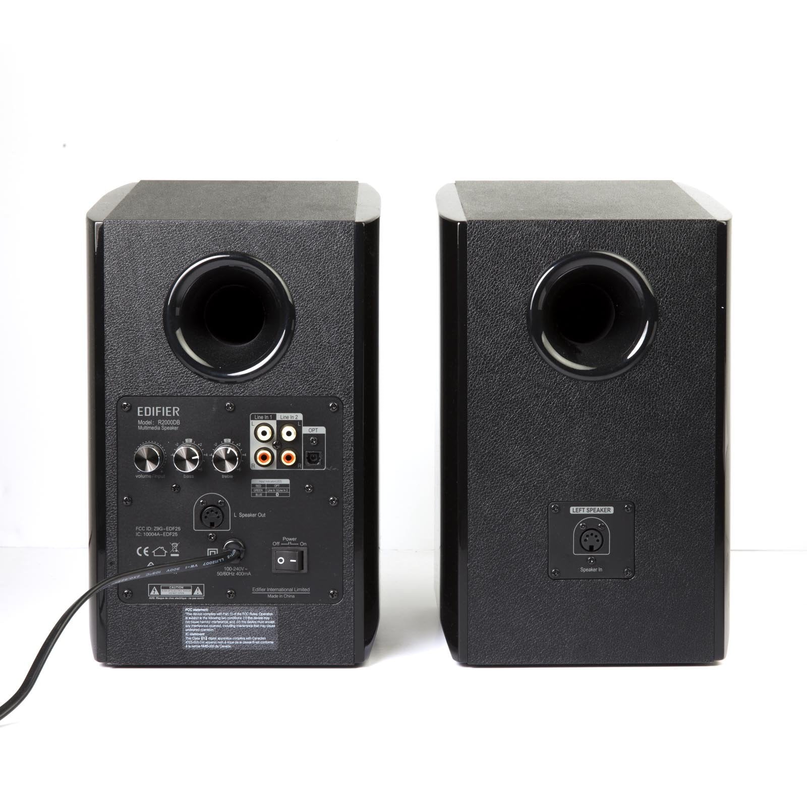 Altavoces de Estantería Edifier Negro Bluetooth con Entrada Óptica y 120 Vatios RMS