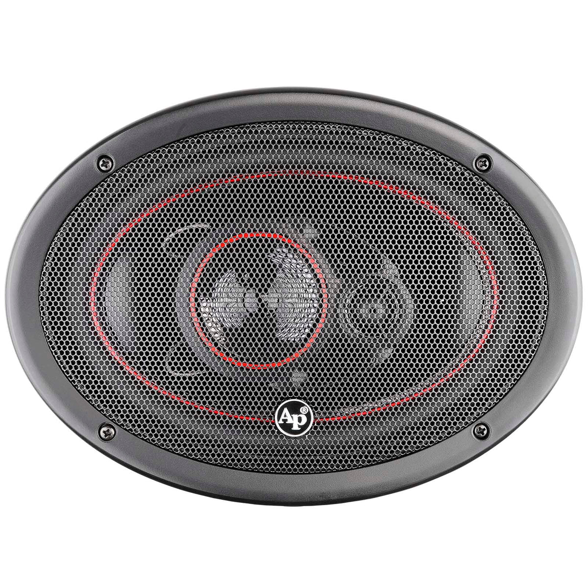 Altavoz Triaxial para Coche Audiopipe Negro Cono de Inyección 3 Vías 400 Vatios