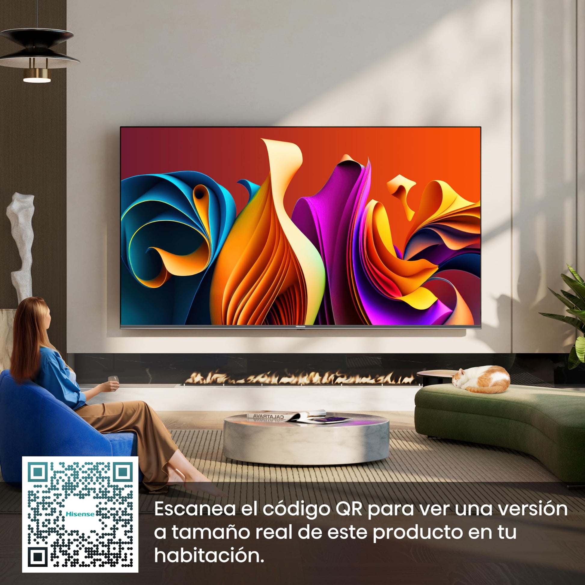 Hisense Television QD6N Pantalla 50 Pulgadas,QLED Smart Google TV UHD 4K,Control Remoto por Voz con Alexa,Dolby Vision Atmos, Modo de Juego Plus, Control de Voz,Compartir con TV