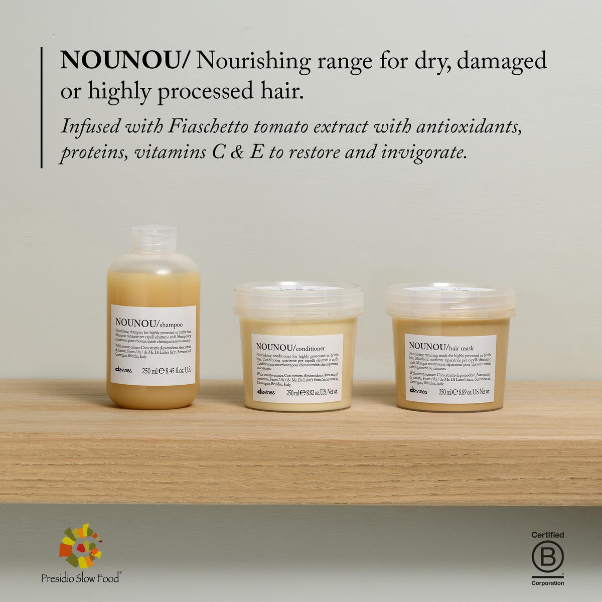 Davines Nounou Acondicionador, 249 ml