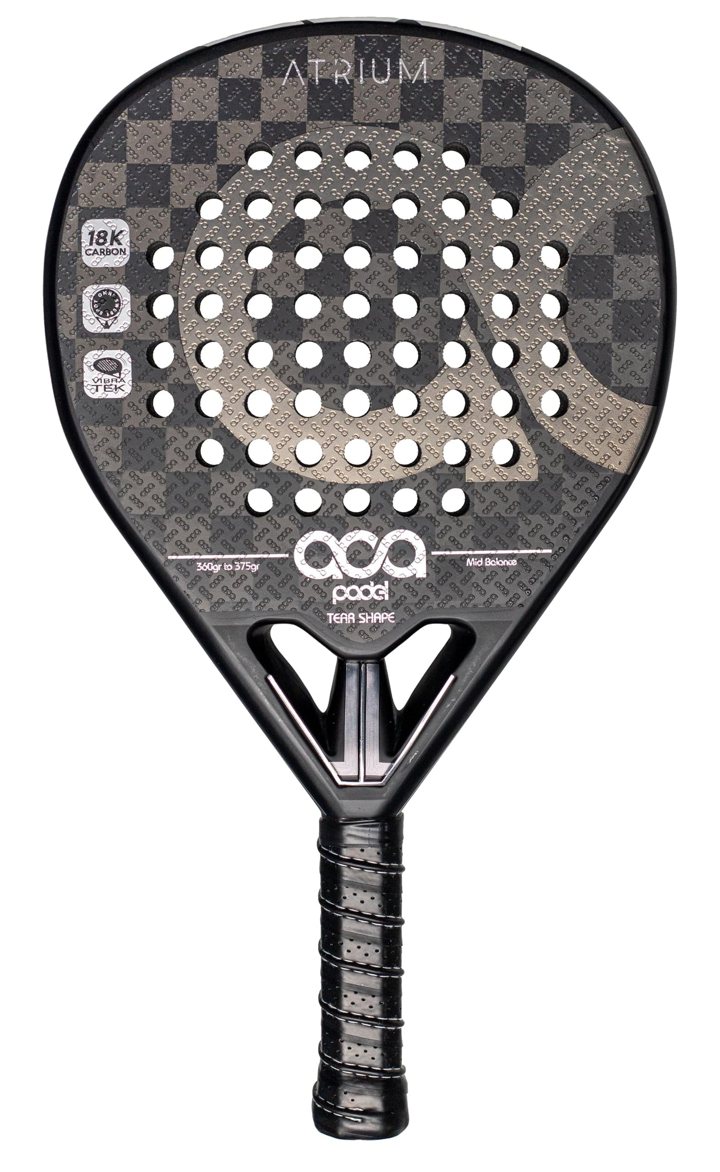 Pala de Pádel Aca Padel Carbono 18K Goma Eva Progresiva Acabado 3D
