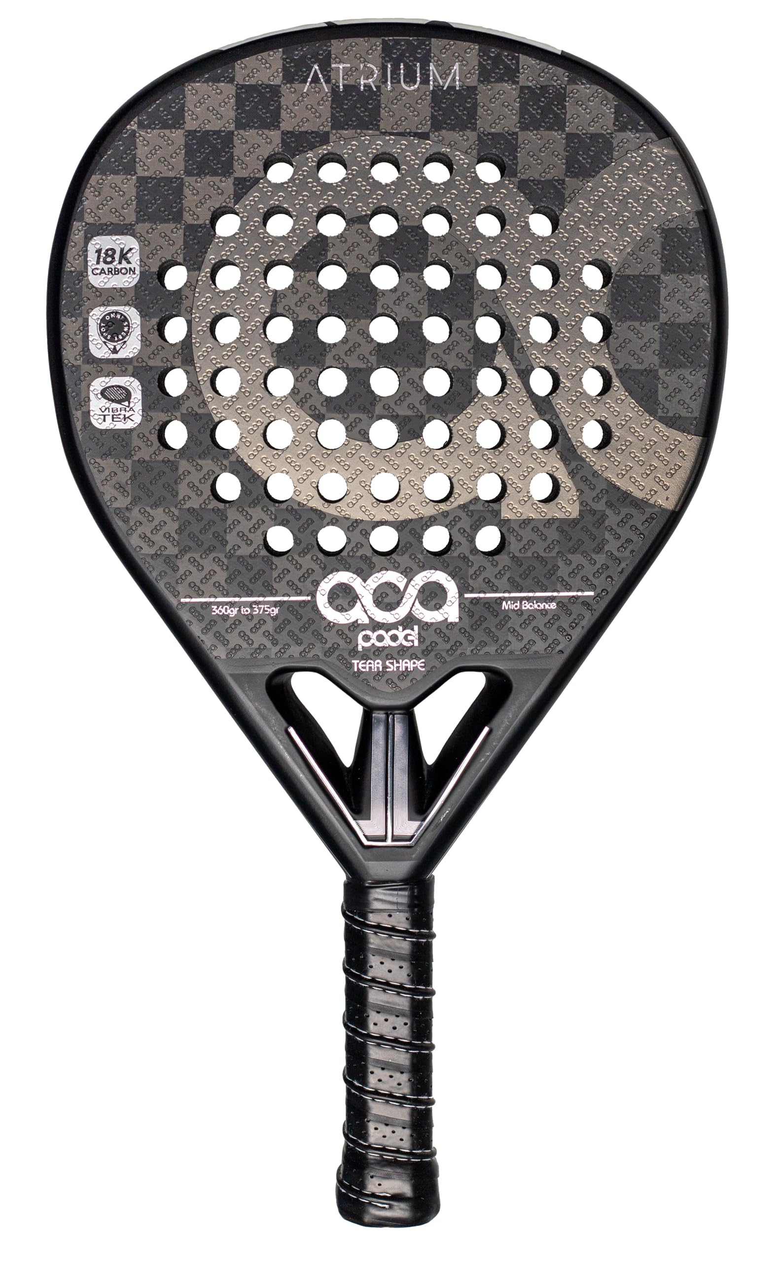 Pala de Pádel Aca Padel Carbono 18K Goma Eva Progresiva Acabado 3D