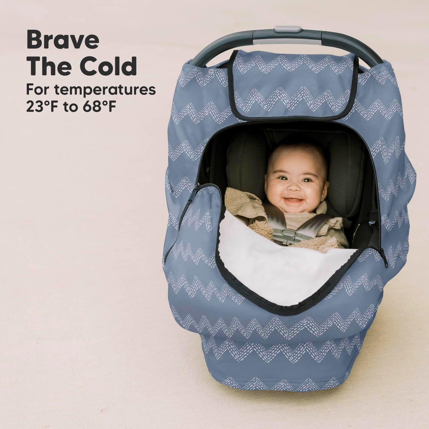 KeaBabies - Funda para asiento de coche de invierno para bebé, recién nacido, ajuste universal, para bebé niña, niño, transpirable, manta ligera, fácil de usar, toldo para carriola, lluvia, viento