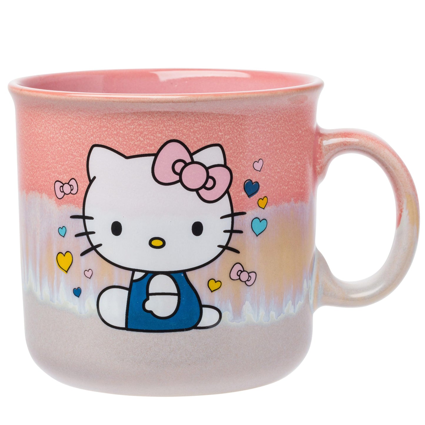 Taza de Cerámica Silver Buffalo Sanrio Hello Kitty Reactive Glaze 20 oz