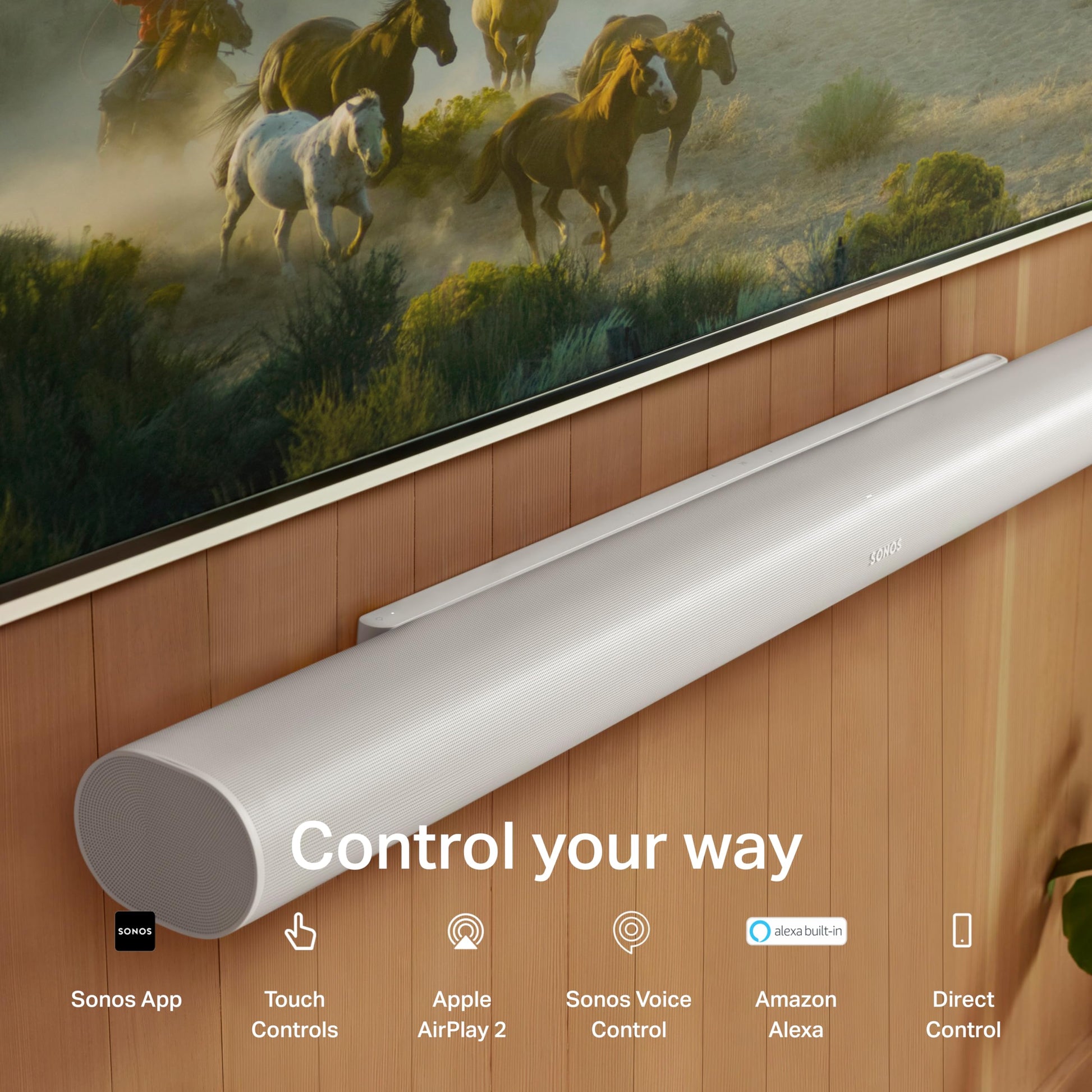 Sonos ARC Ultra La Barra de Sonido reinventada con la revolucionaria tecnología Sound Motion - Blanco