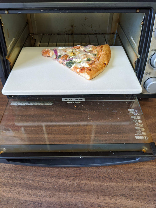 10 1/4 rectangular tostador Horno Hornear piedra