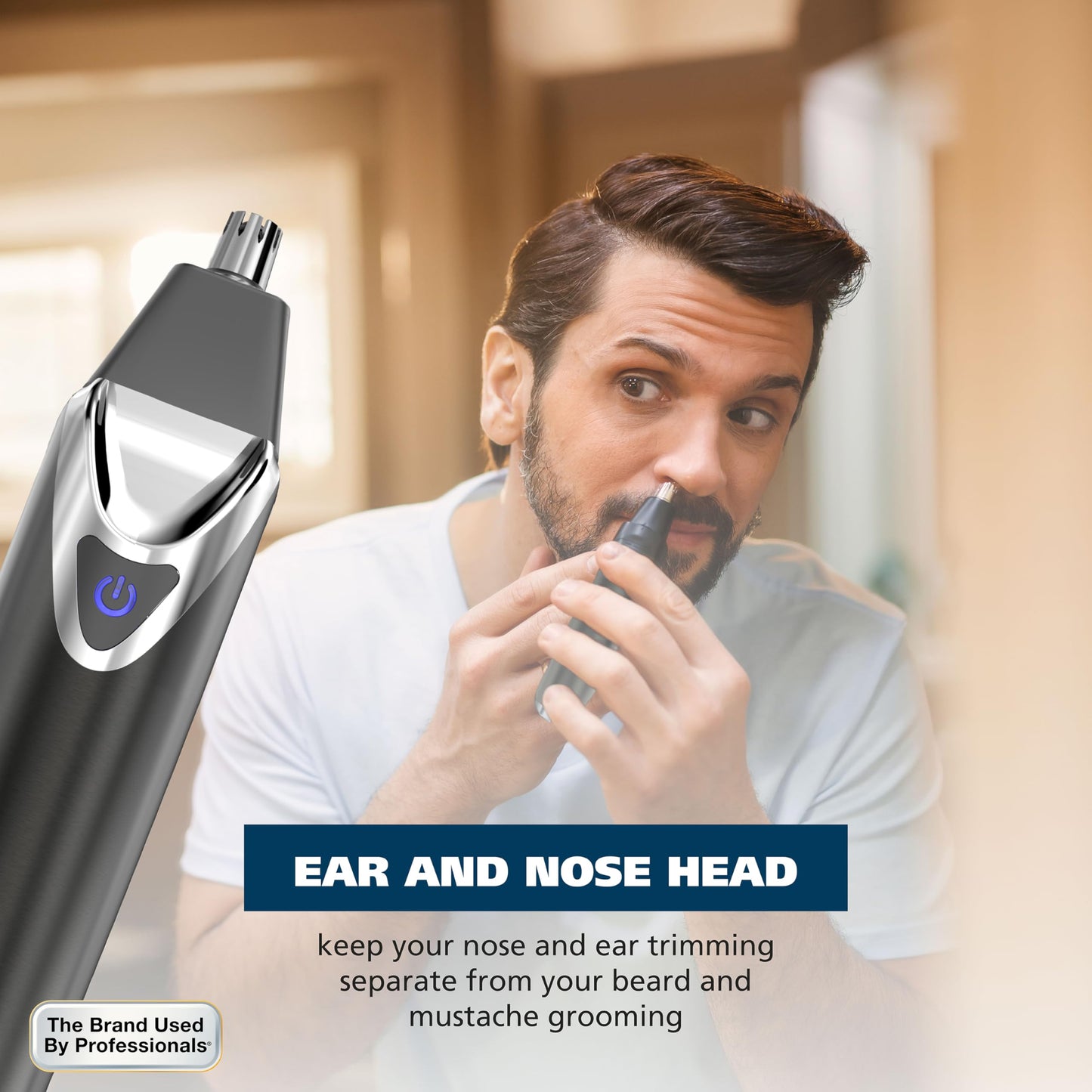 Wahl, Máquina cortadora de cabello de acero inoxidable y baterías de iones de litio, gris pizarra, n.º 9864