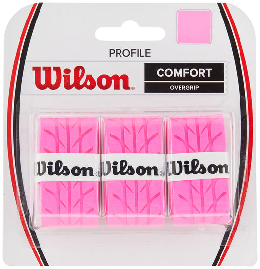 Raqueta de Tenis Wilson Rosa sobre Agarre