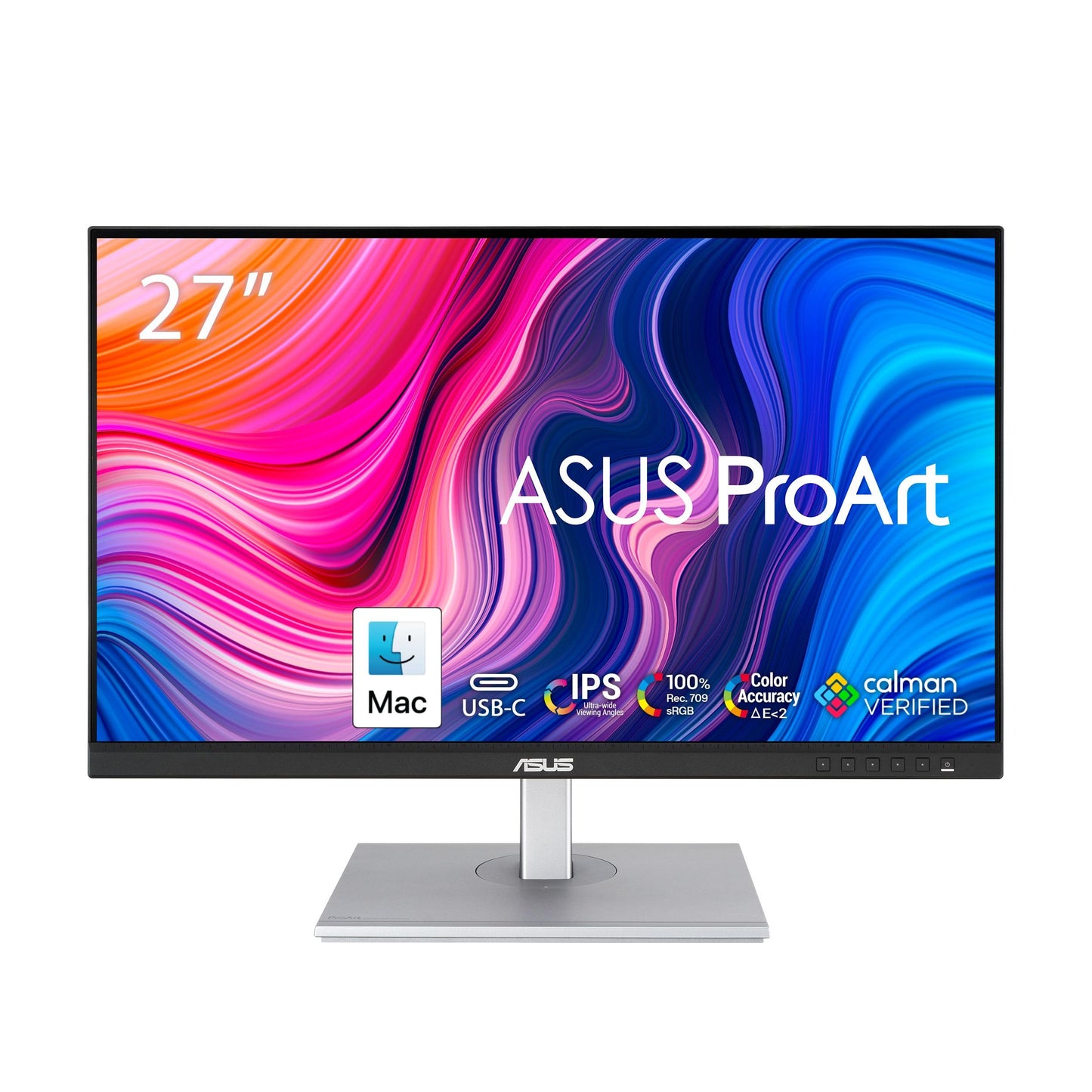Asus Monitor Profesional 27" ProArt PA278CV, IPS, WQHD, edición de vídeo, animación, precisión de color, verificado por Calman, USB-C, DisplayPort