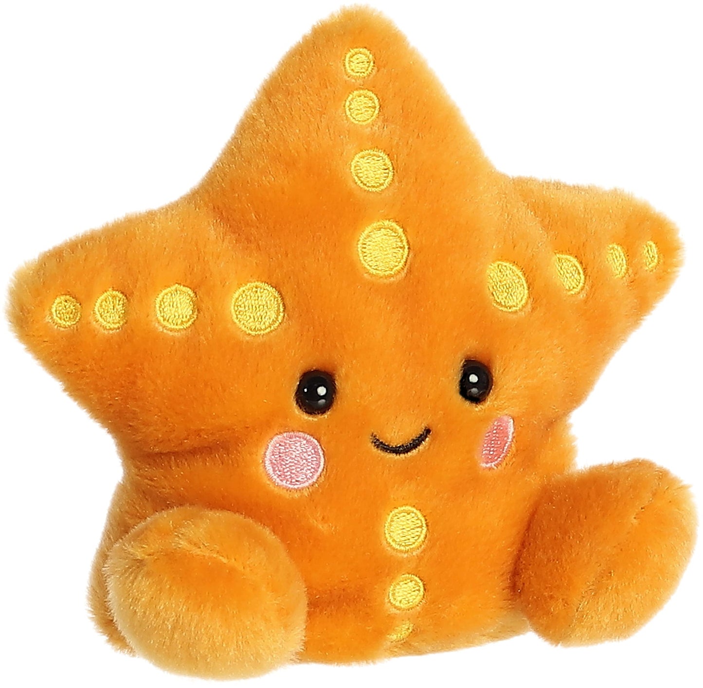 Aurora® Adorable Palm Pals™ Treasure Starfish™ Peluche - Diversión de Bolsillo - Juego sobre la Marcha - Naranja 5 Pulgadas