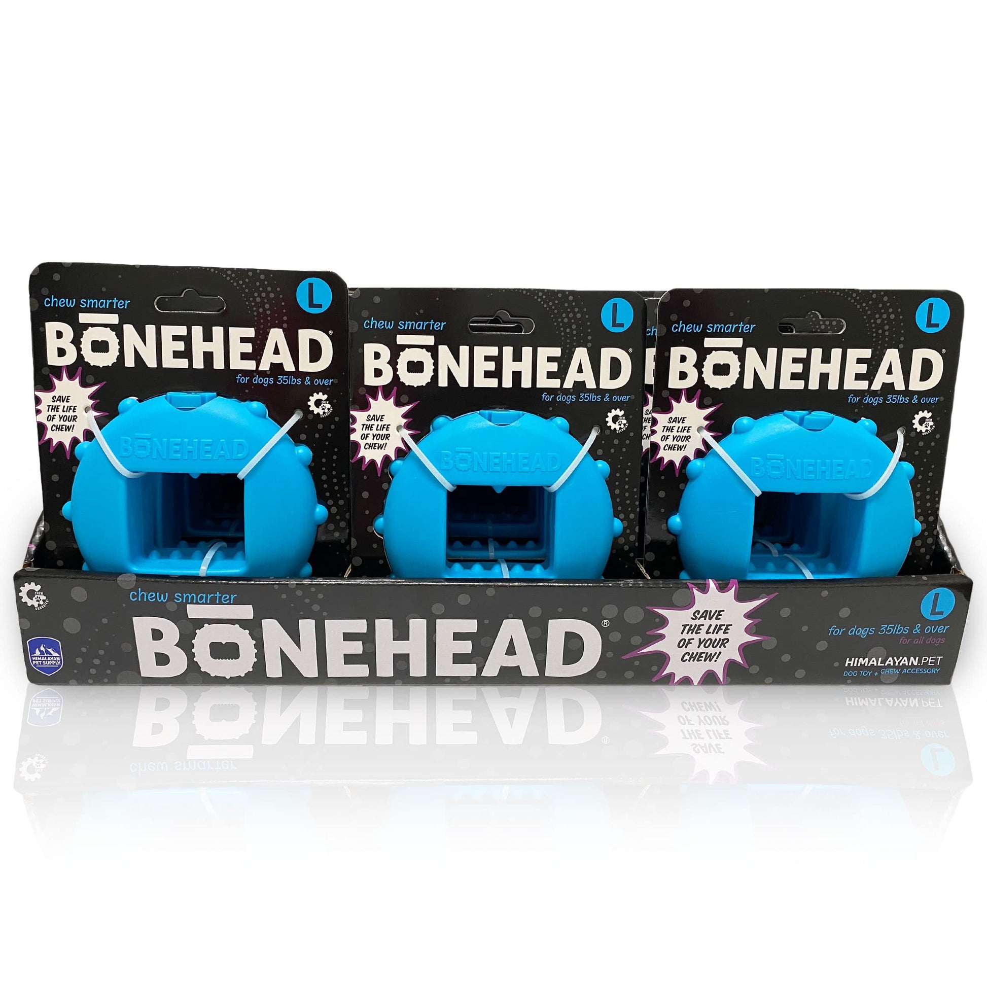Himalayan Dog Chew Bonehead - Soporte grande para masticar perros asegura masticables para perros, masticar más inteligente y más tiempo, estimula a tu perro, sostiene masticables de yak con cierre de