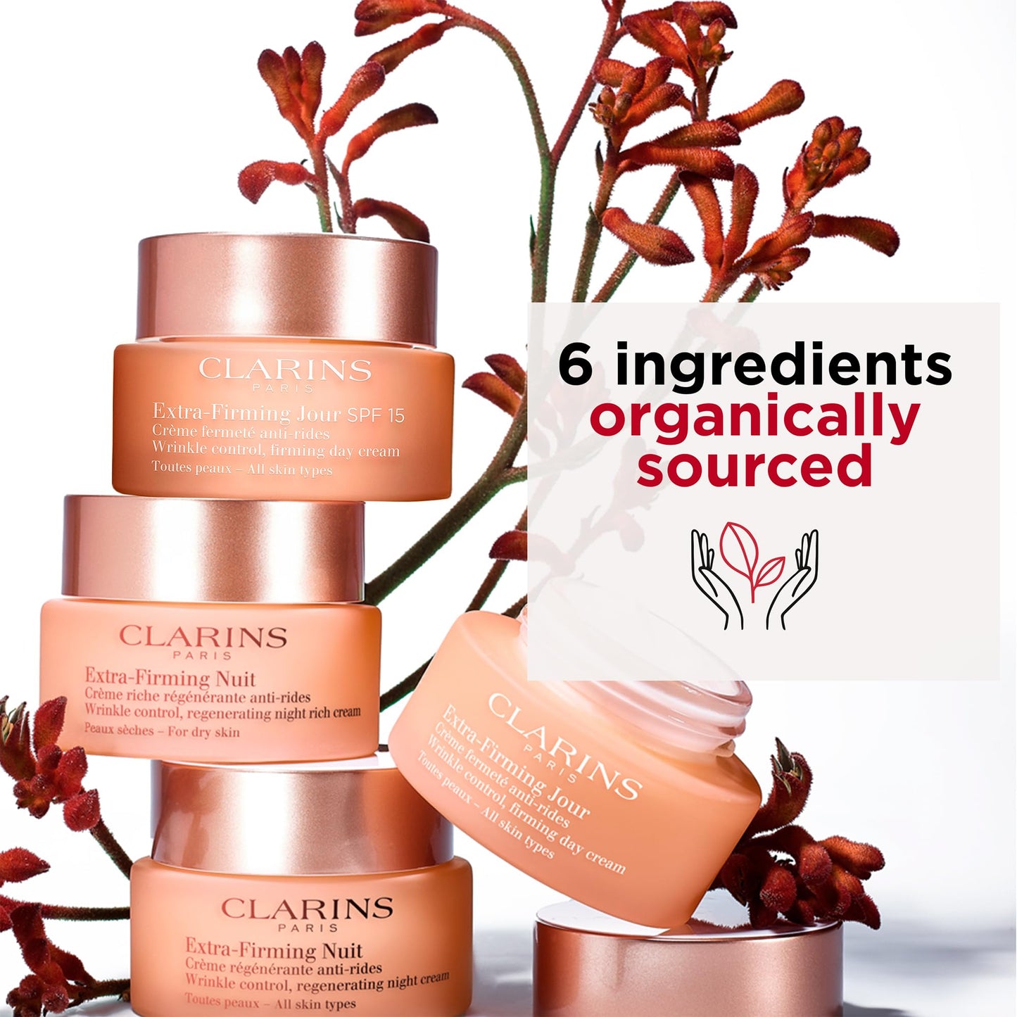 Clarins Extra Firming Day Cream SPF 15 for Unisex Cream 1.7 oz