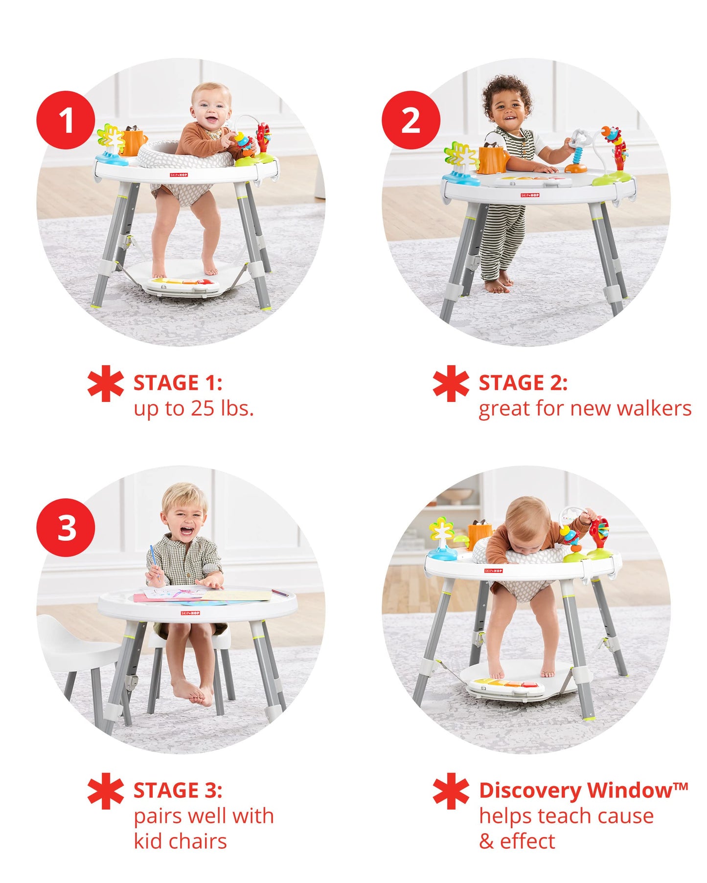 Centro de Actividades Skip Hop Explora y Más para Bebé