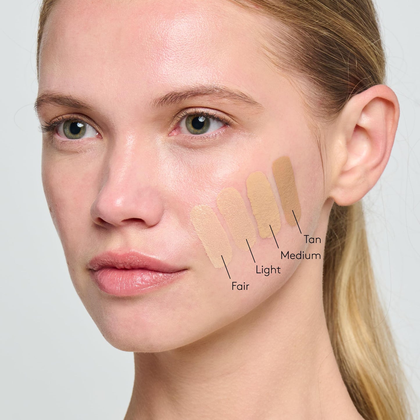Colorescience. Sunforgettable Total Protection Face Shield Flex SPF 50 /PA++++, UVA /UVB, Protector solar mineral facial con color y cobertura - tono Fair, antioxidantes, resistente al agua, sin quimicos ni aceites, textura media, 55ml.