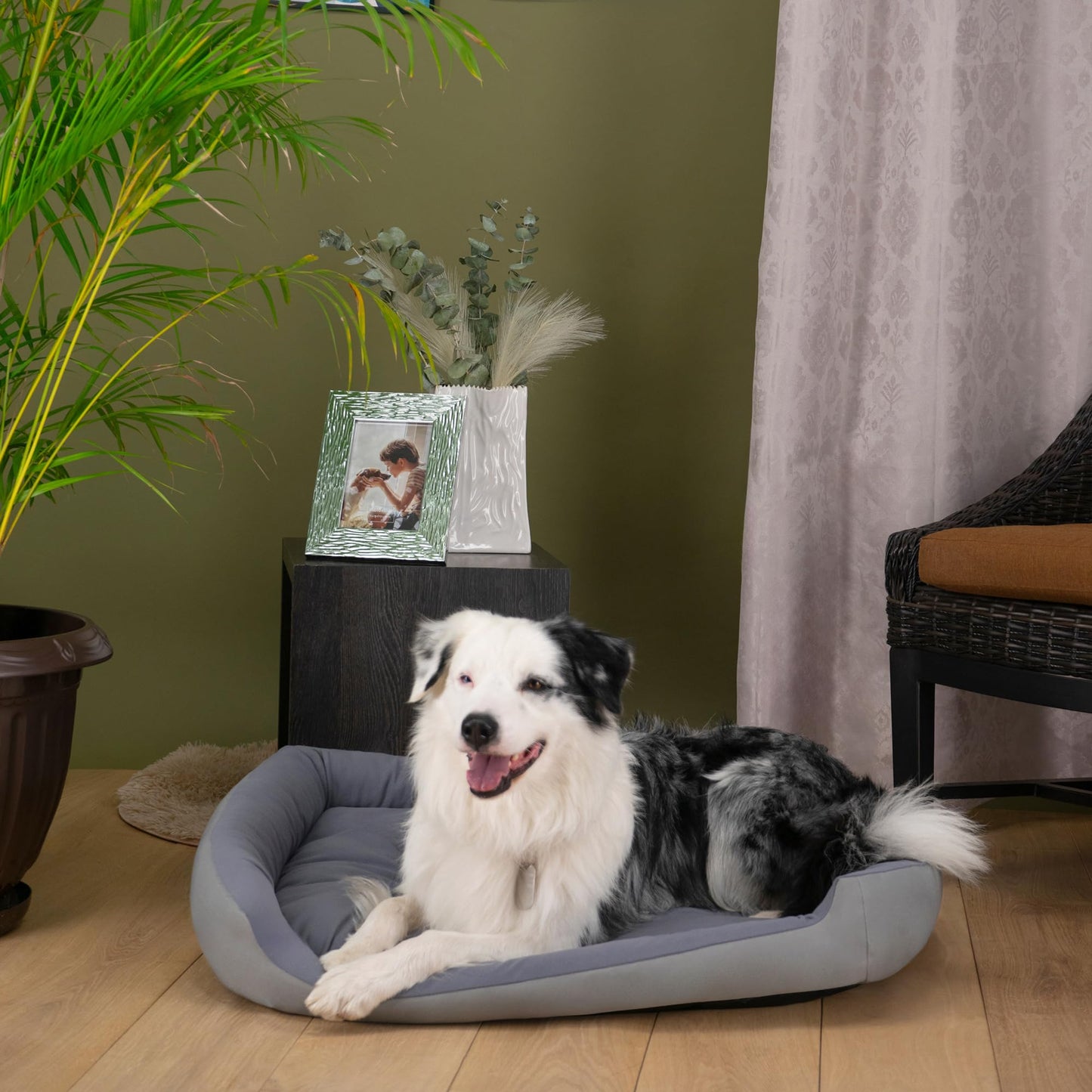 Cama para Perro Hills Gris Resistente y Confortable