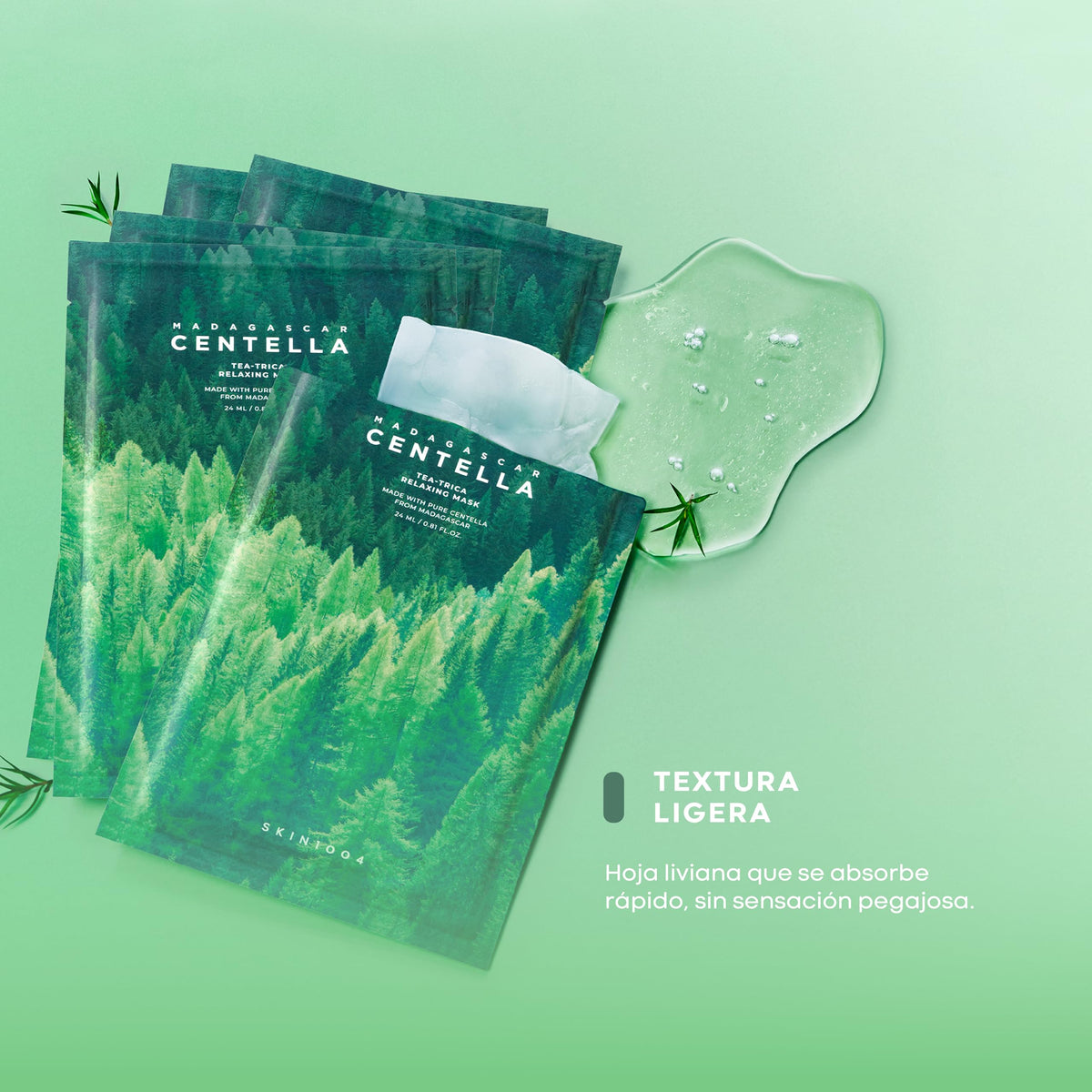 SKIN1004 Madagascar Centella Tea-Trica Relaxing Mask 24Ml X 5Ea