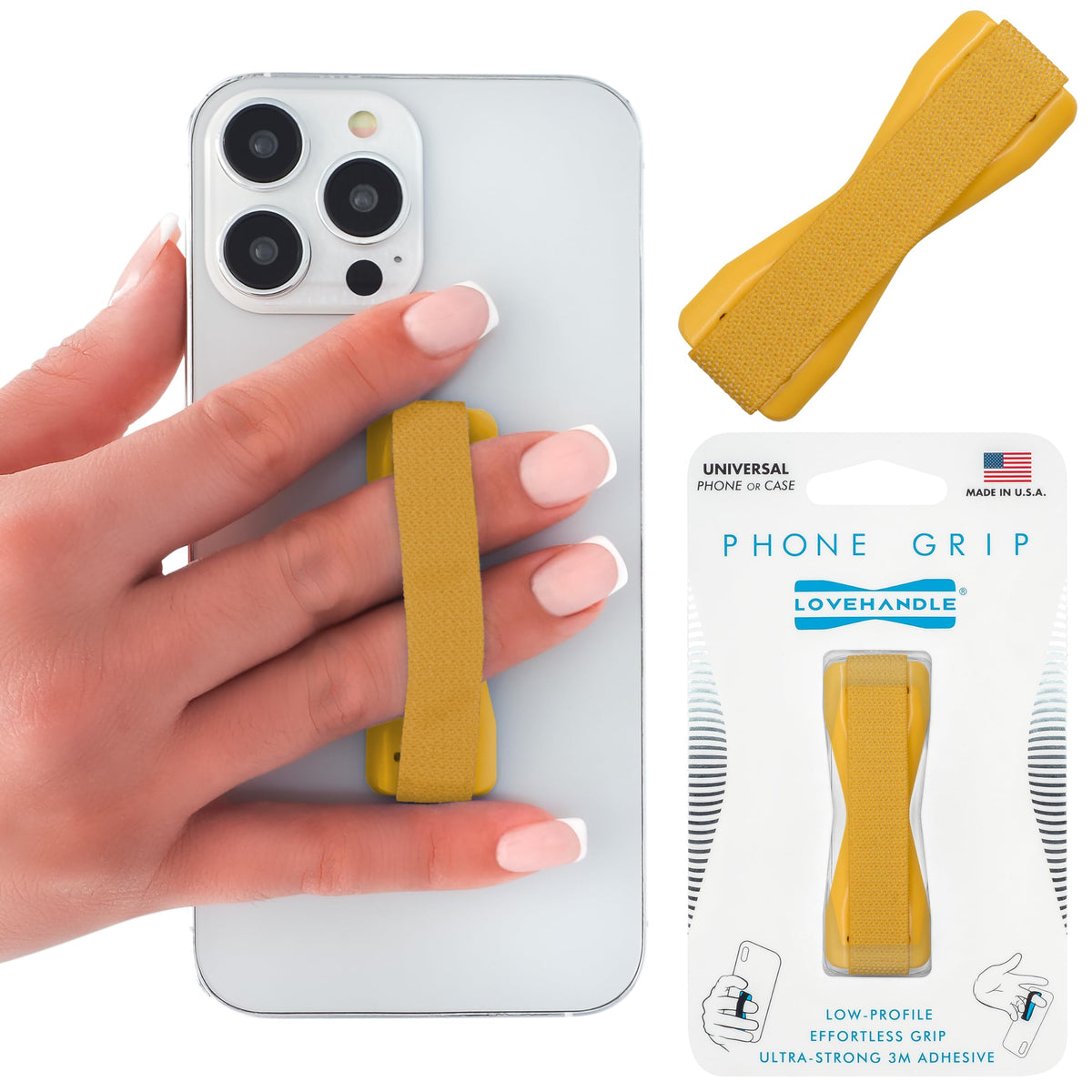 Empuñadura Universal para Teléfono LOVEHANDLE Oro Sólido