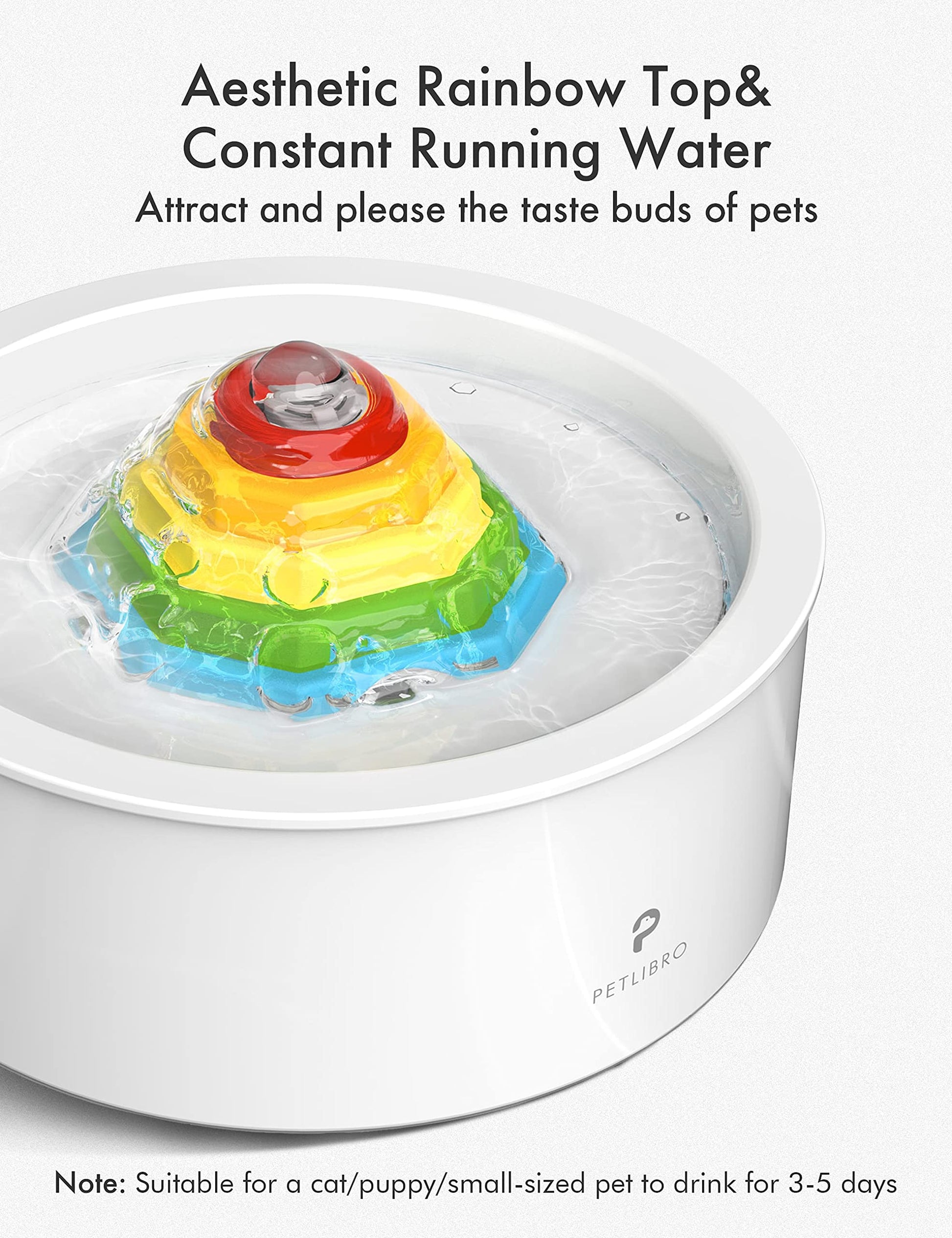 Filtros de Repuesto PETLIBRO para Fuente de Agua de Cerámica para Gatos 50 Onzas Filtración Cuádruple