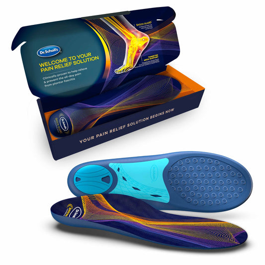 Plantillas Dr. Scholl's Alivio del Dolor Fascitis Plantar Soporte de Arco Hombre y Mujer