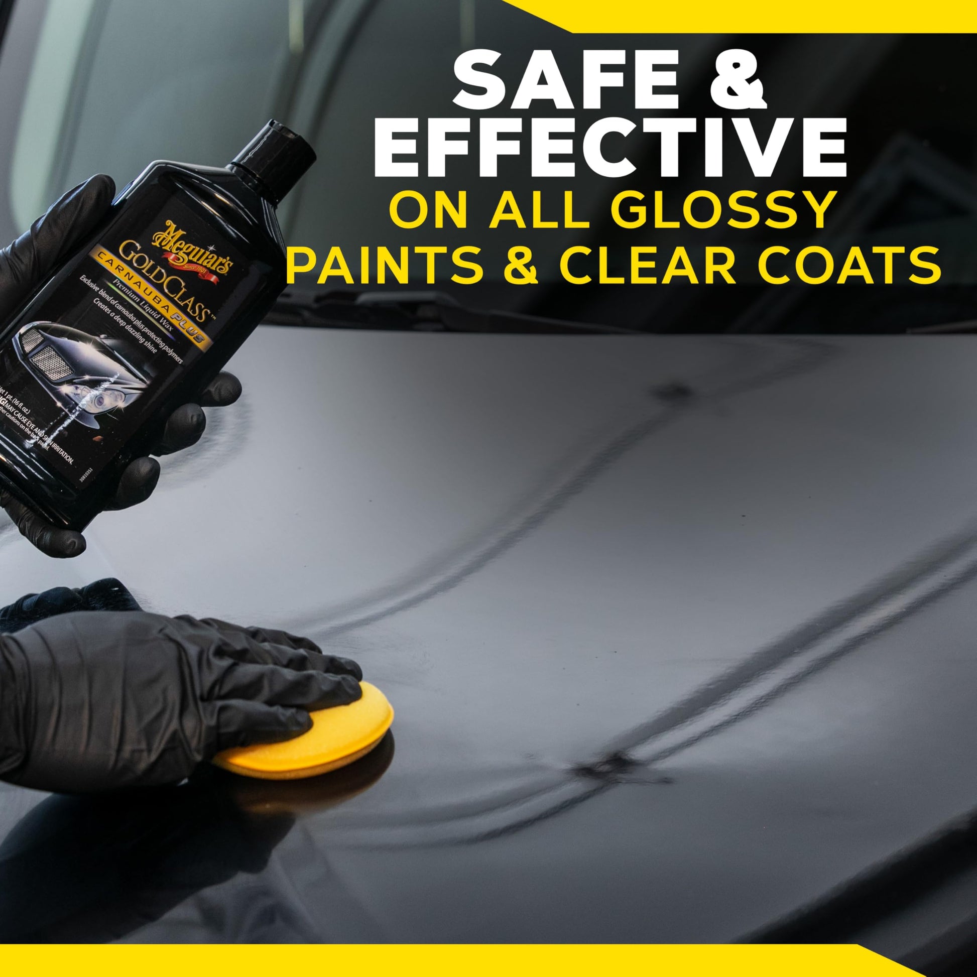 Kit de Cera Líquida Meguiar's Gold Class Carnauba Plus Premium 16 Oz Con Almohadilla Aplicadora