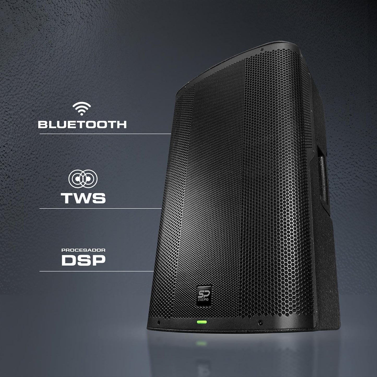 Stagepro Bafle Profesional Amplificado SP-12ELITE Activo 12" RMS 600w