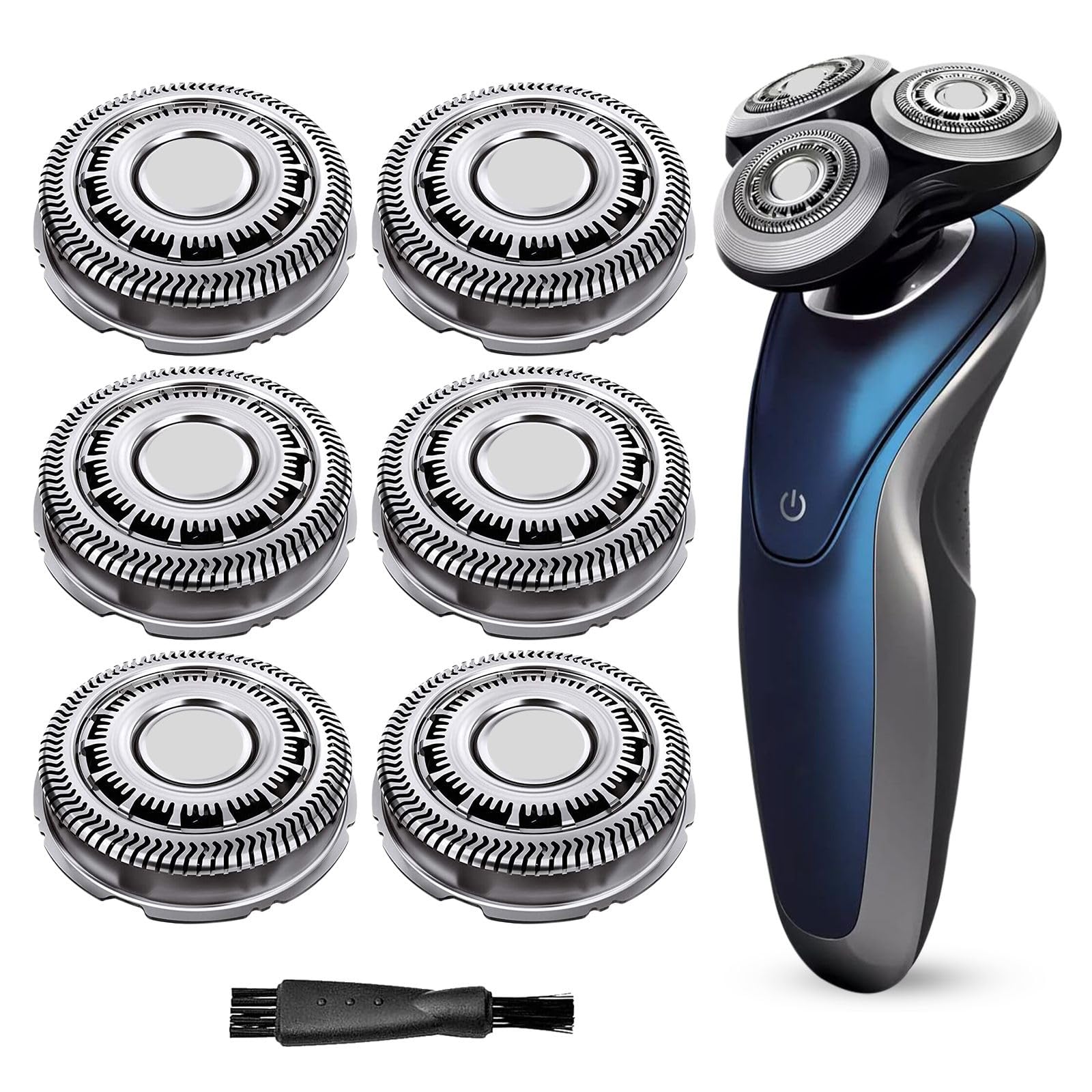 Golden Lotus Creations- Cabezales de repuesto, compatibles con Philips Norelco SH60 Serie 6000 Cabezales de repuesto, reemplazo SH60
