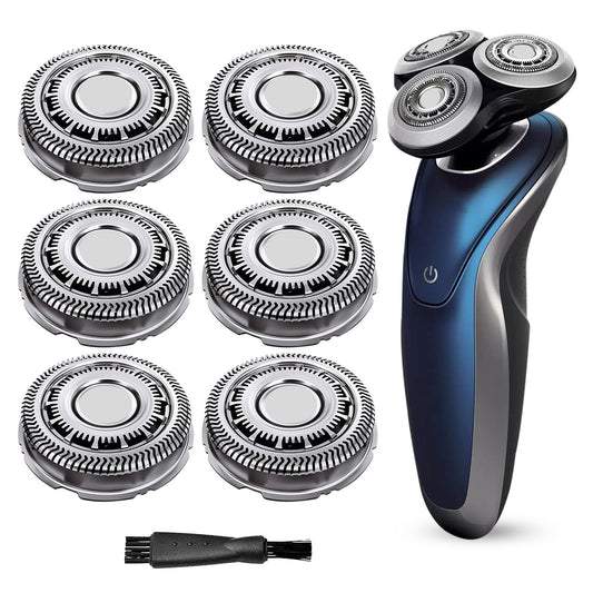 Golden Lotus Creations- Cabezales de repuesto, compatibles con Philips Norelco SH60 Serie 6000 Cabezales de repuesto, reemplazo SH60