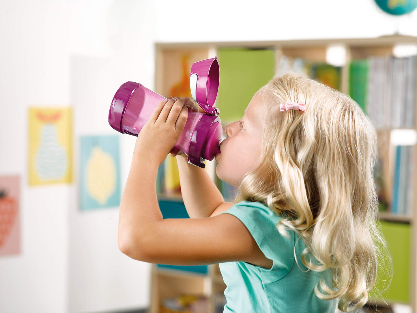 Botella de Agua Maped Picnik Concept 19.6 oz Azul Antiderrames